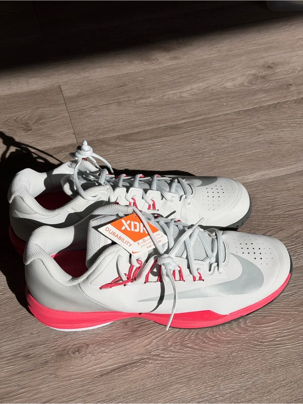 Nike Lunar Ballistec White and Red Shoes